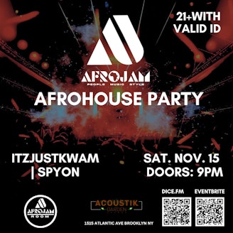 AFROJAM: AFROHOUSE MUSIC PARTY 1